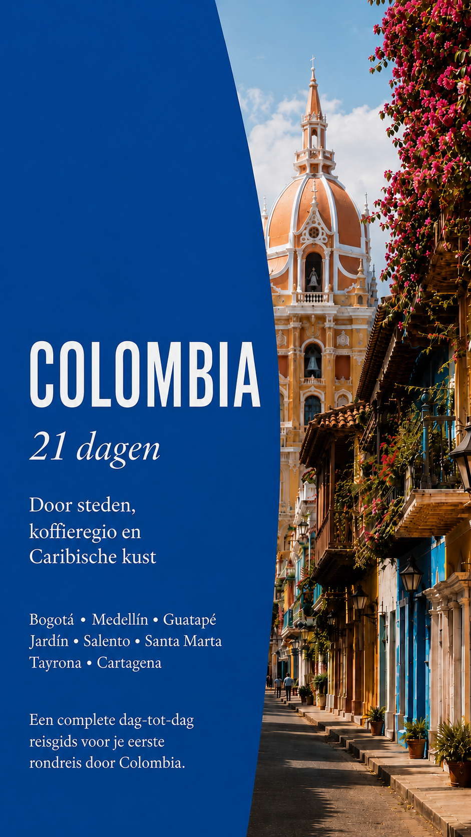 Voorblad reisgids Colombia 21 dagen