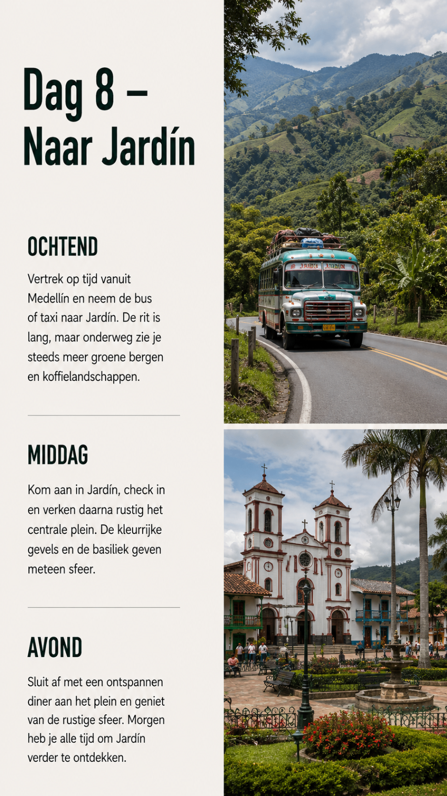 Voorbeeldpagina reisgids Colombia